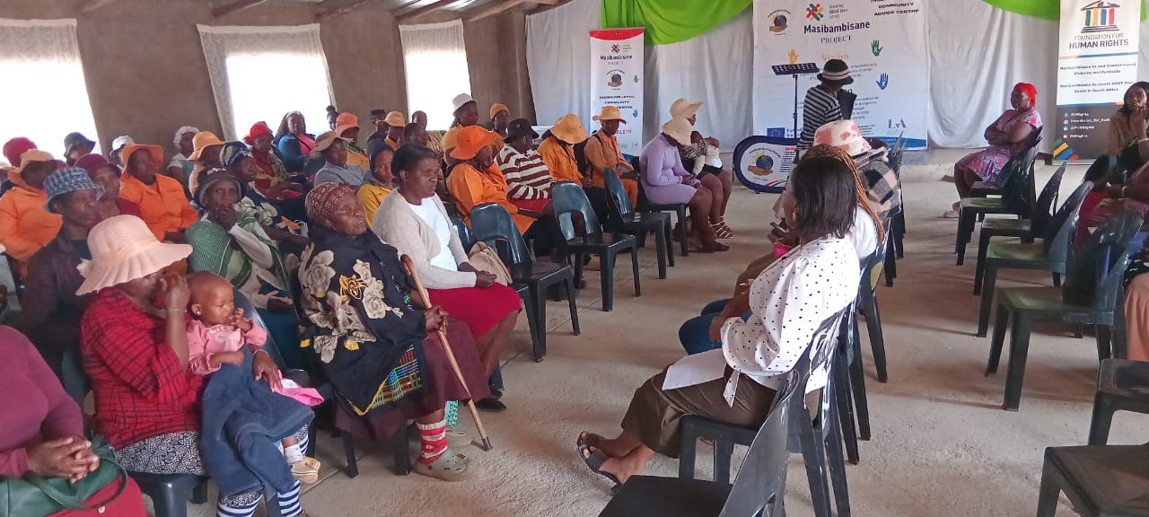 Community members gathered for a conversation and awareness session
